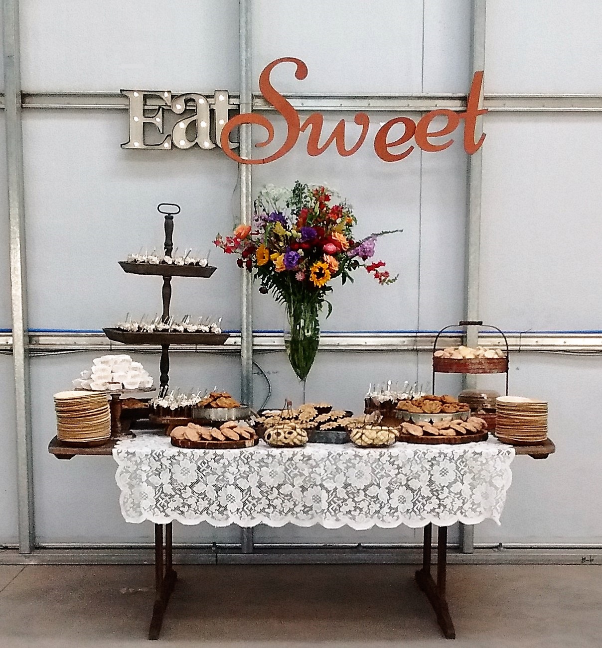 dessert bar