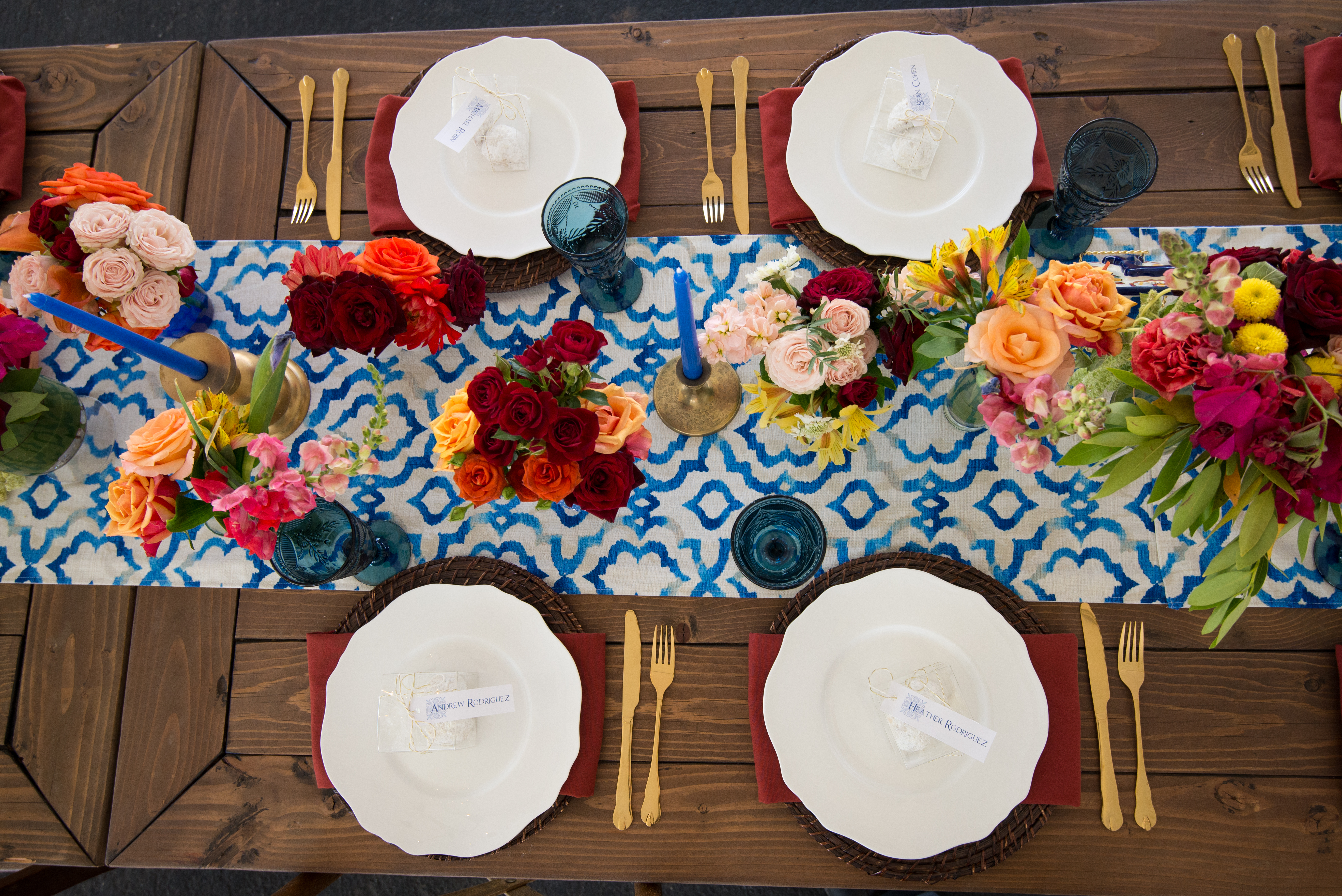 Spanish style table setting