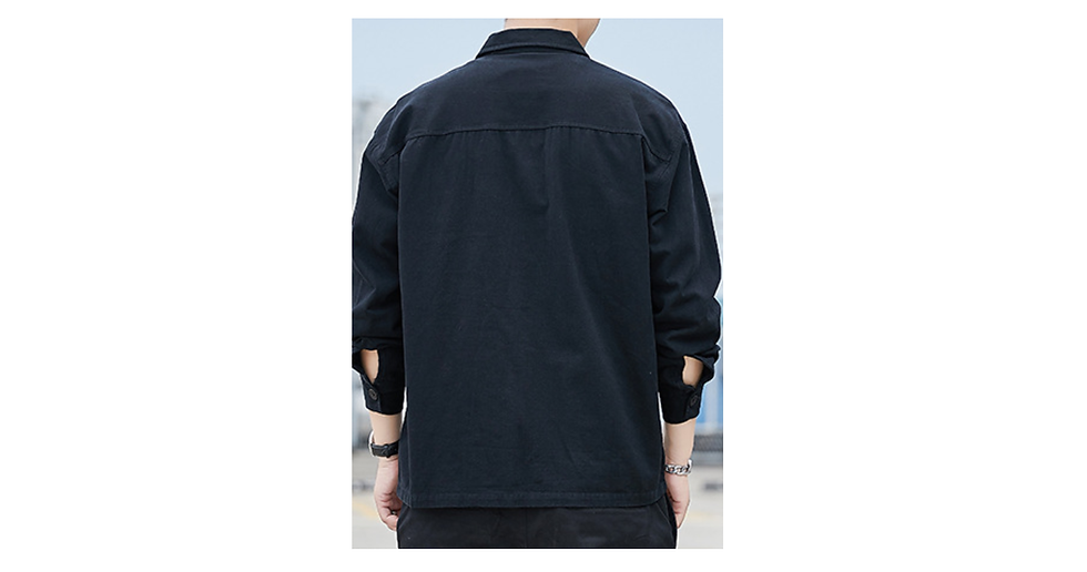 Thumbnail: Japanese Street Style Casual Shirt Jacket