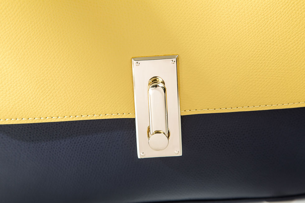 Thumbnail: Women's Combo Color Leather Handbag