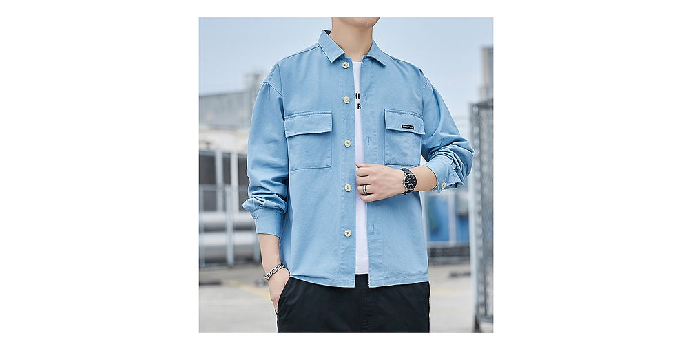 Thumbnail: Japanese Street Style Casual Shirt Jacket