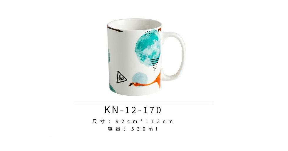 縮圖：紅鶴火烈鳥陶瓷嘜杯360ml