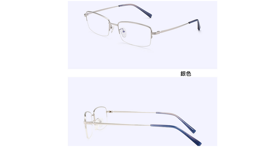 Thumbnail: Half Alloy Myopia Glasses Optical Frame