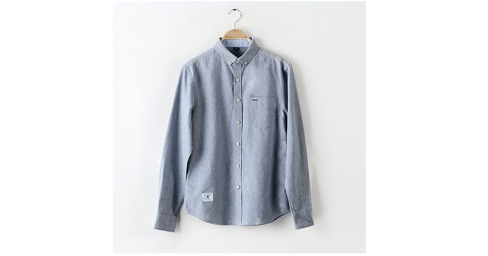Thumbnail: Men Slim Fit Oxford Cotton Shirt
