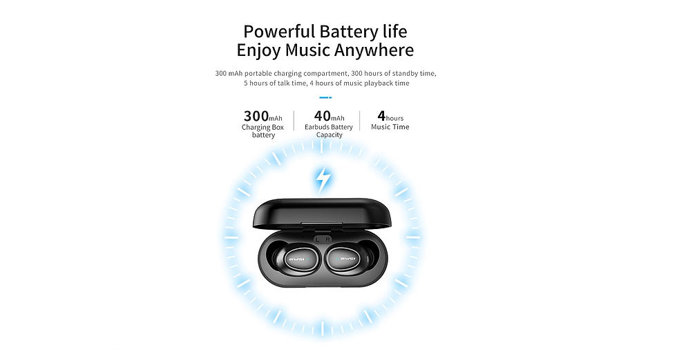 Thumbnail: T16 Wireless Bluetooth Handsfree Earbuds VB