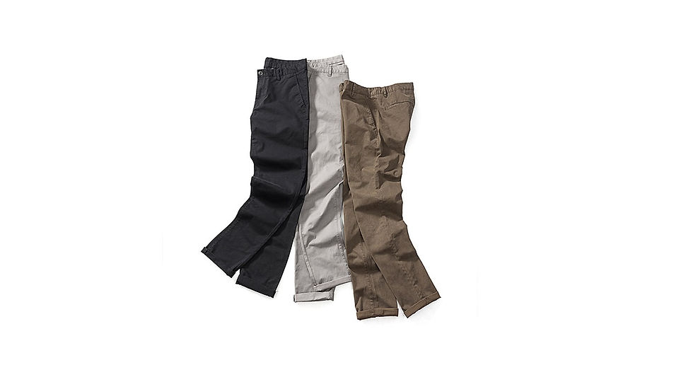 Thumbnail: Fashion Slim Fit Chinos Trousers