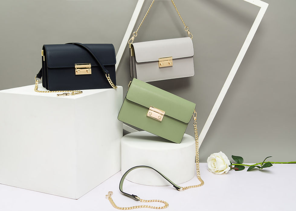 Thumbnail: Women's Elegant Ladies Leather handbag