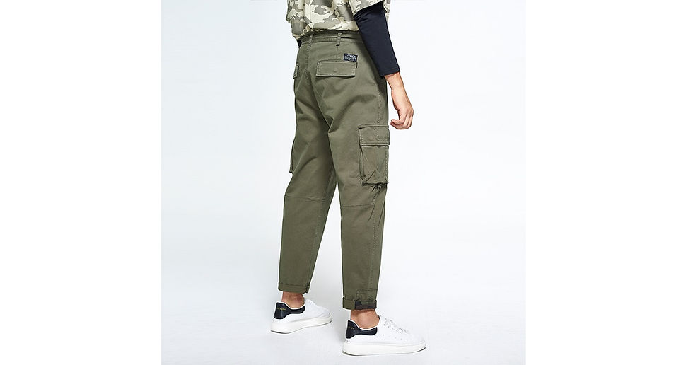 Thumbnail: Fashion Wide Leg Comfortable Cargo Pants