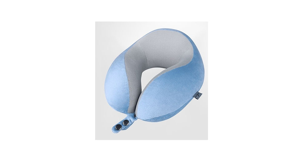 Thumbnail: SKY TRAVEL Comfort Memory Foam Travel Neck Pillow