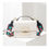 Thumbnail: Women's Color Ribbon Leather handbag - Light Beige