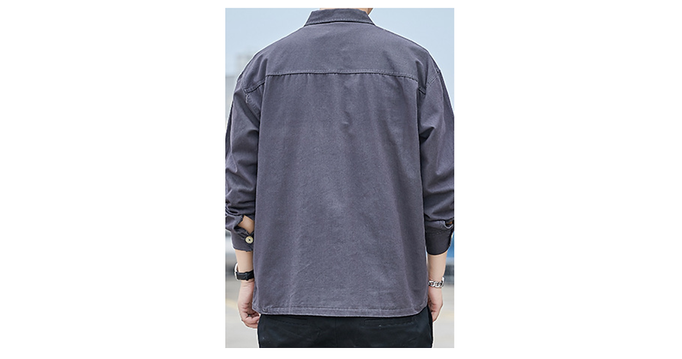 Thumbnail: Japanese Street Style Casual Shirt Jacket