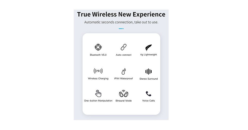 Thumbnail: T16 Wireless Bluetooth Handsfree Earbuds VB