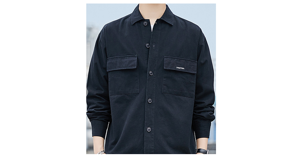 Thumbnail: Japanese Street Style Casual Shirt Jacket