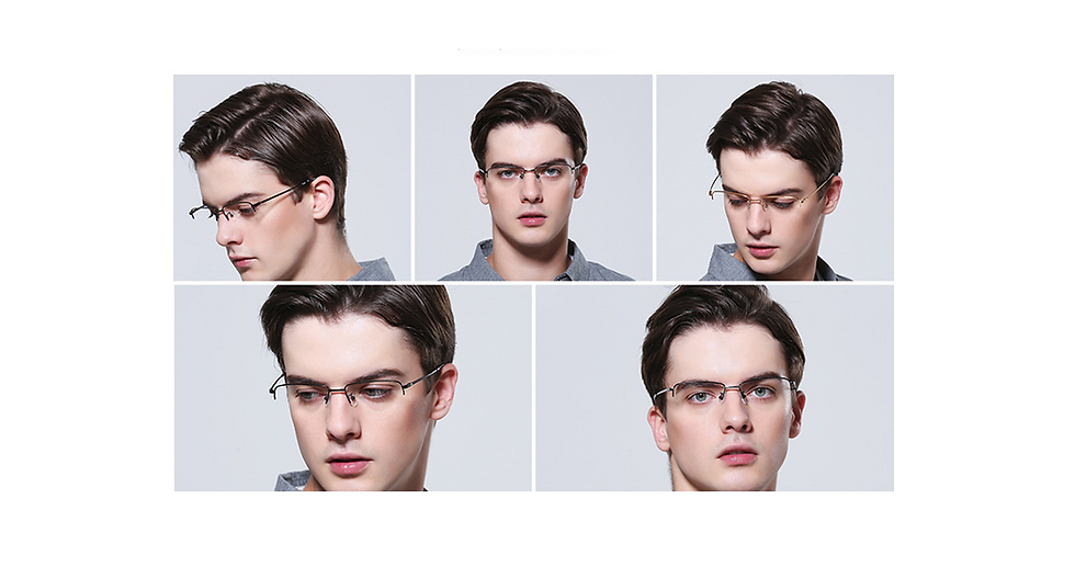 半合金近視眼鏡框架光學框架