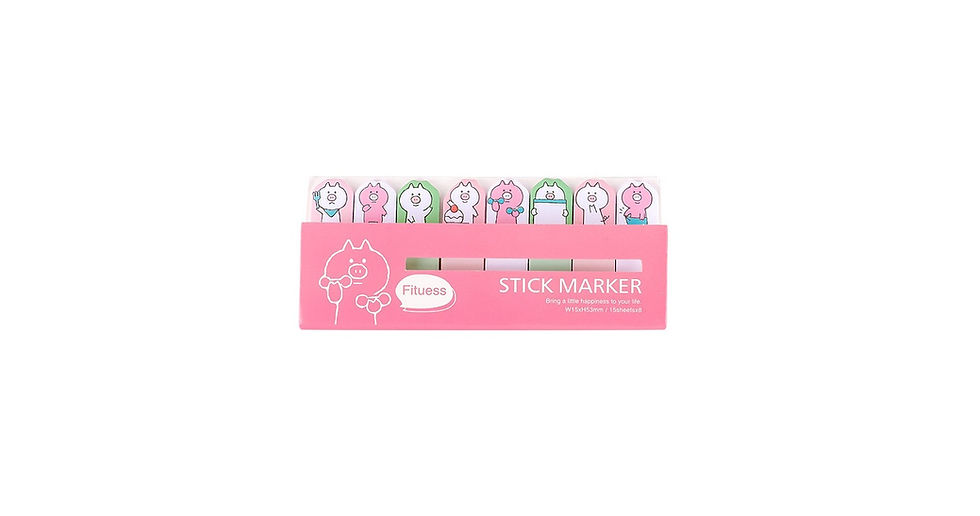 Thumbnail: Cute Five-Color Memo Paper Sticky Notes