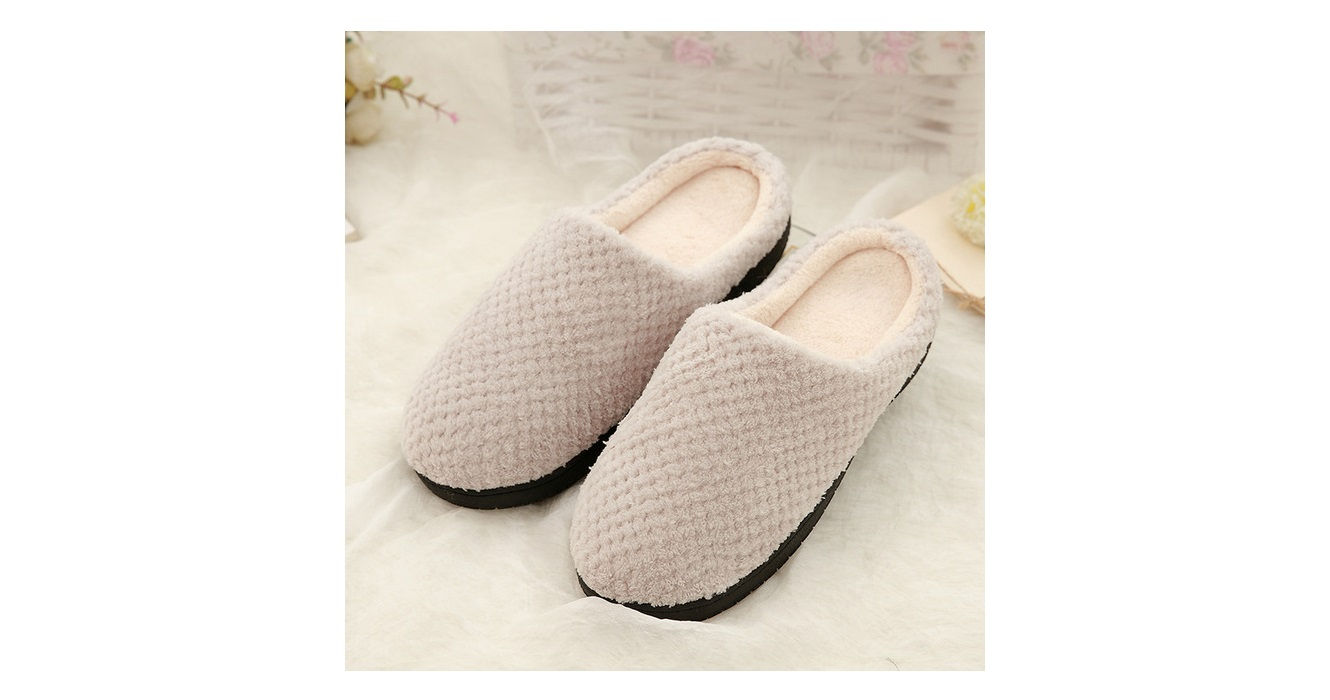 男女皆宜舒適絨棉之家拖鞋