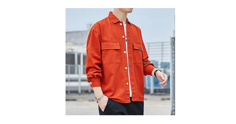 Thumbnail: Japanese Street Style Casual Shirt Jacket