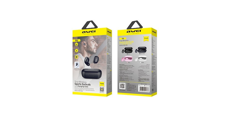 Thumbnail: T6 Wireless Bluetooth Handsfree Earbuds