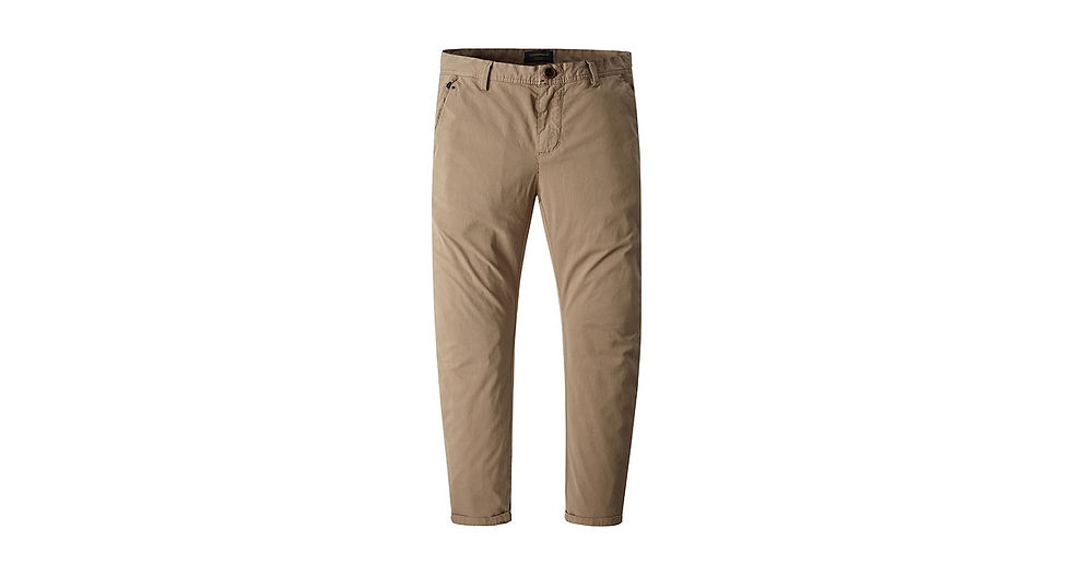 Thumbnail: Style Solid Tone Slim Fit Pants
