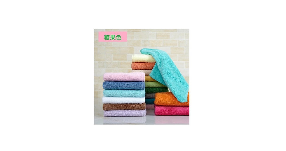 縮圖：糖果色純棉毛巾