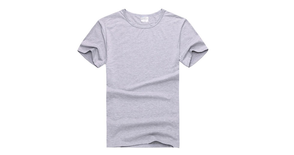 Thumbnail: Basic Combed Cotton Round Neck Short Sleeves T-Shirt