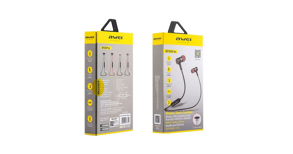 Thumbnail: AWB922BL Sports Bluetooth Earphones