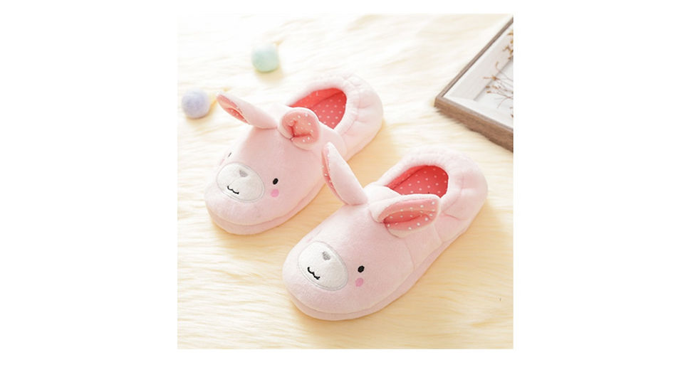 縮圖：童裝HIPPO和PIGGY棉質甲板拖鞋