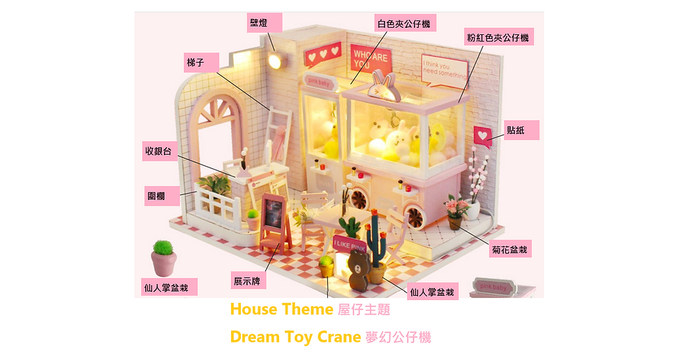 Thumbnail: 3D Model Dream Toy Crane Mini House Music Box DIY Puzzle Handmade Craft