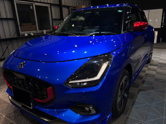 スズキ スイフトへの各種コーティング施工