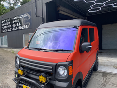 スズキ エブリイへのカーフィルム施工と各種コーティング