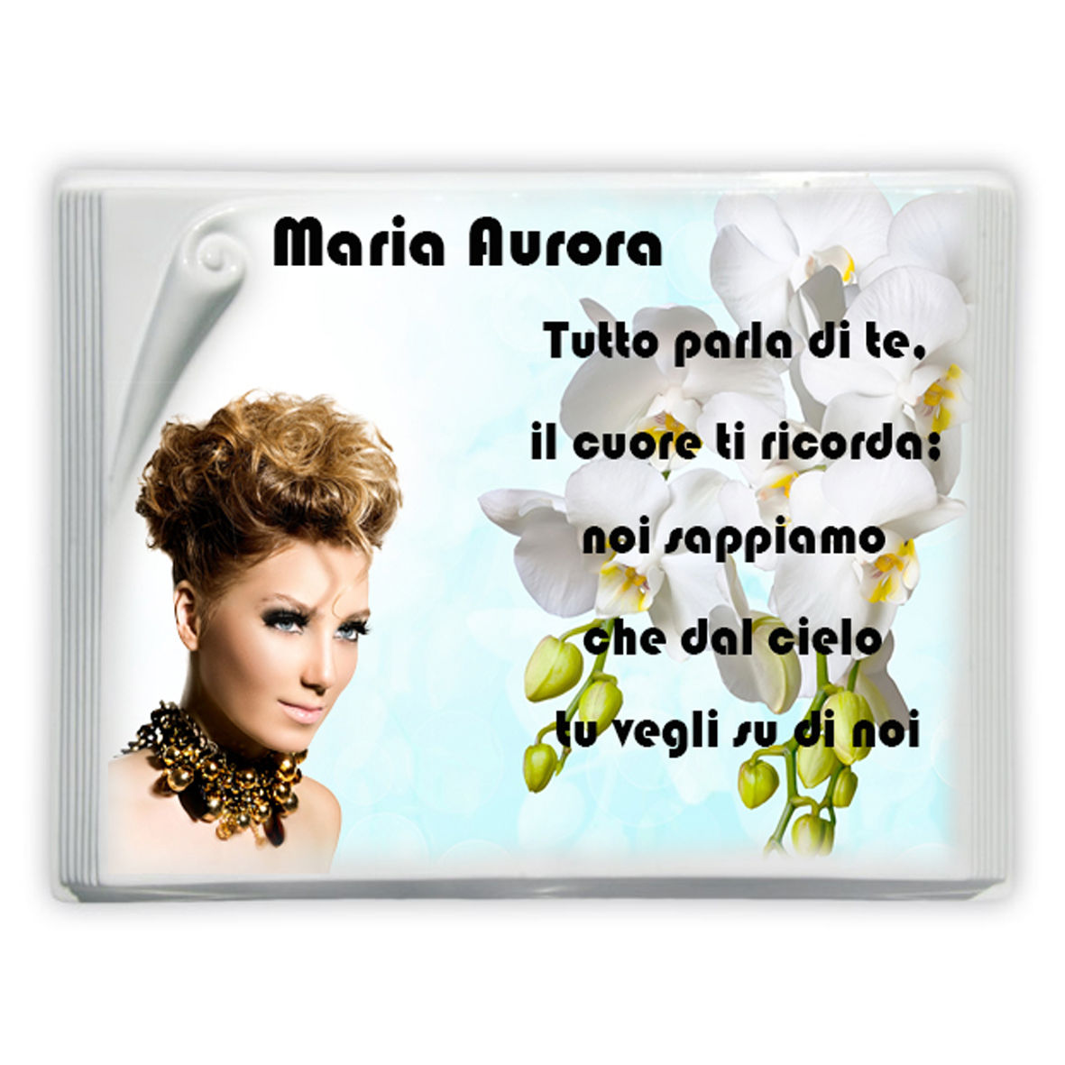 Fotoceramica Libro mod:Notes