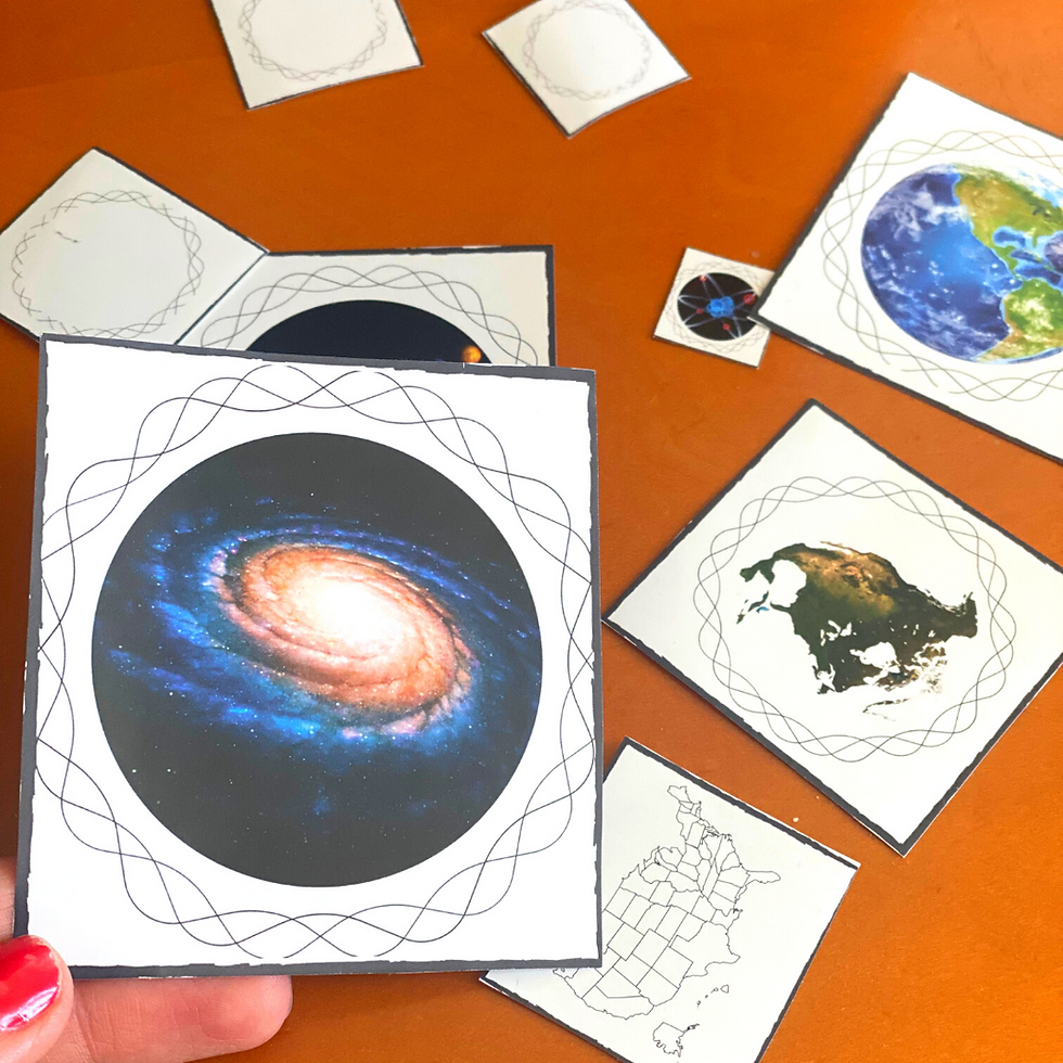 Thumbnail: Cosmic address mat + set of stickers