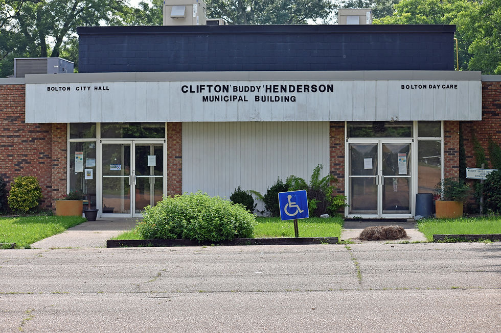 Exterior of the Municipal Building and town hall in Bolton MS