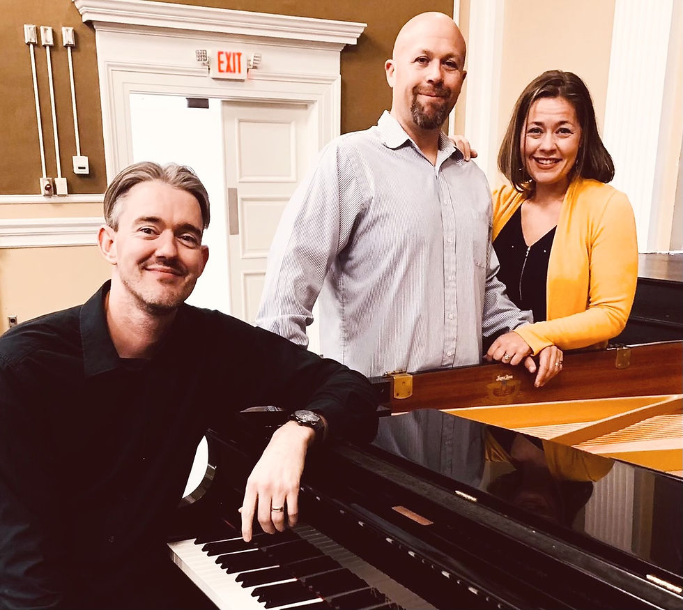 musicians and singers Tyler Kemp, Nicholas Perna and Mandy Spivak