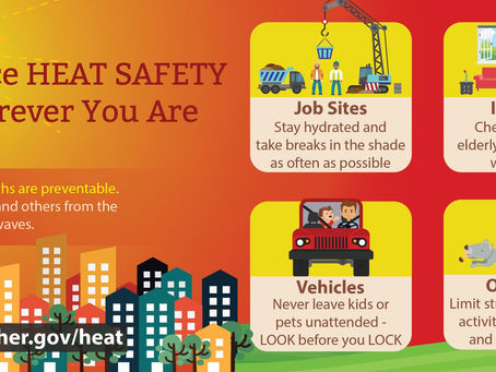 Stay safe from heat-related illnesses and death