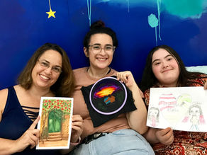 Creative family time, collage process time-lapse videos, and new digital art