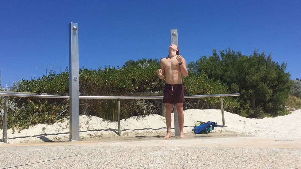 Kieran Leighton in PORTRAIT OF A SURFER © Presidential Productions