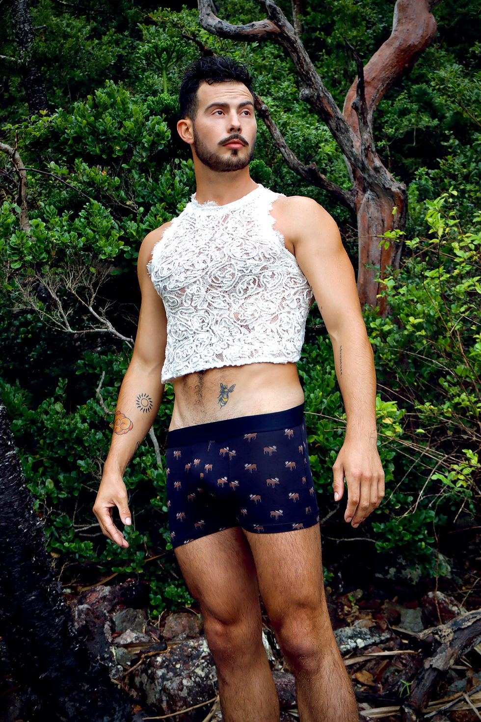 Thumbnail: Bespoke Lace Chest Plate worn by Romain