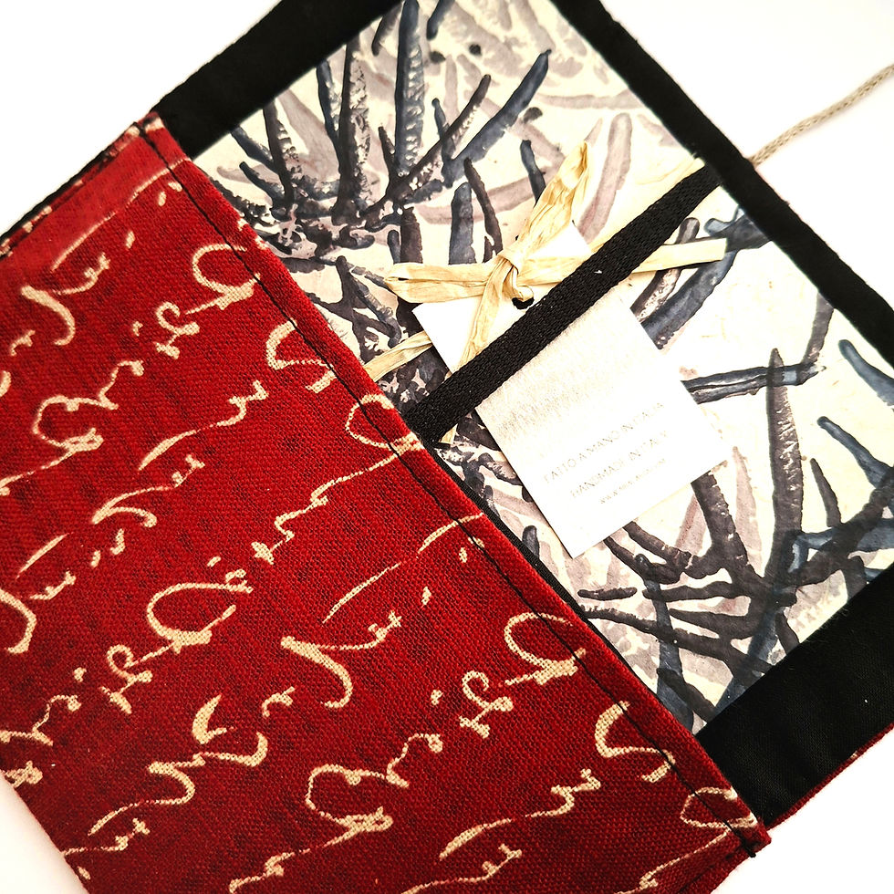 Thumbnail: Astuccio artigianale,  Giapponese Scritte, 12x20 cm