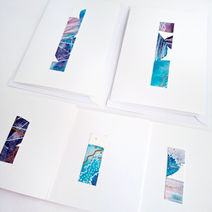 Biglietti artigianali per auguri.