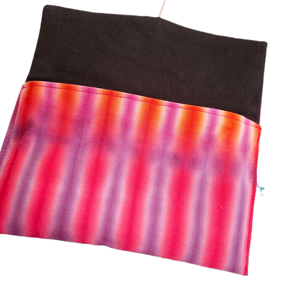 Miniatura: Astuccio Artigianale Batik Fuxia, 12x20 cm - puro cotone
