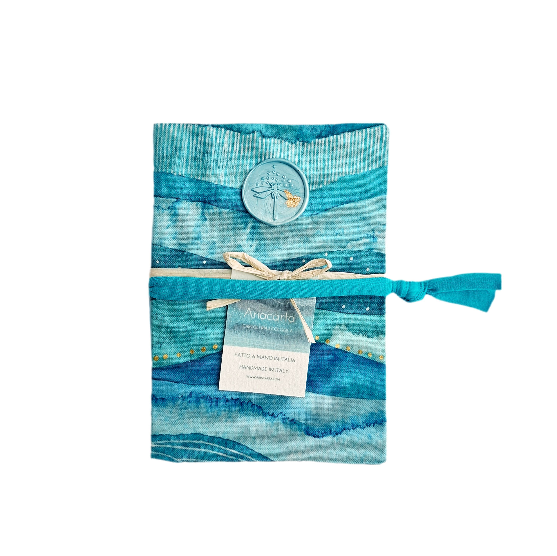 Batik Acquarello, Taccuino fatto a mano in carta riciclata