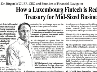 Interview von Dr. Jürgen Wolff, Financial Navigator CEO, mit AGEFI Luxembourg