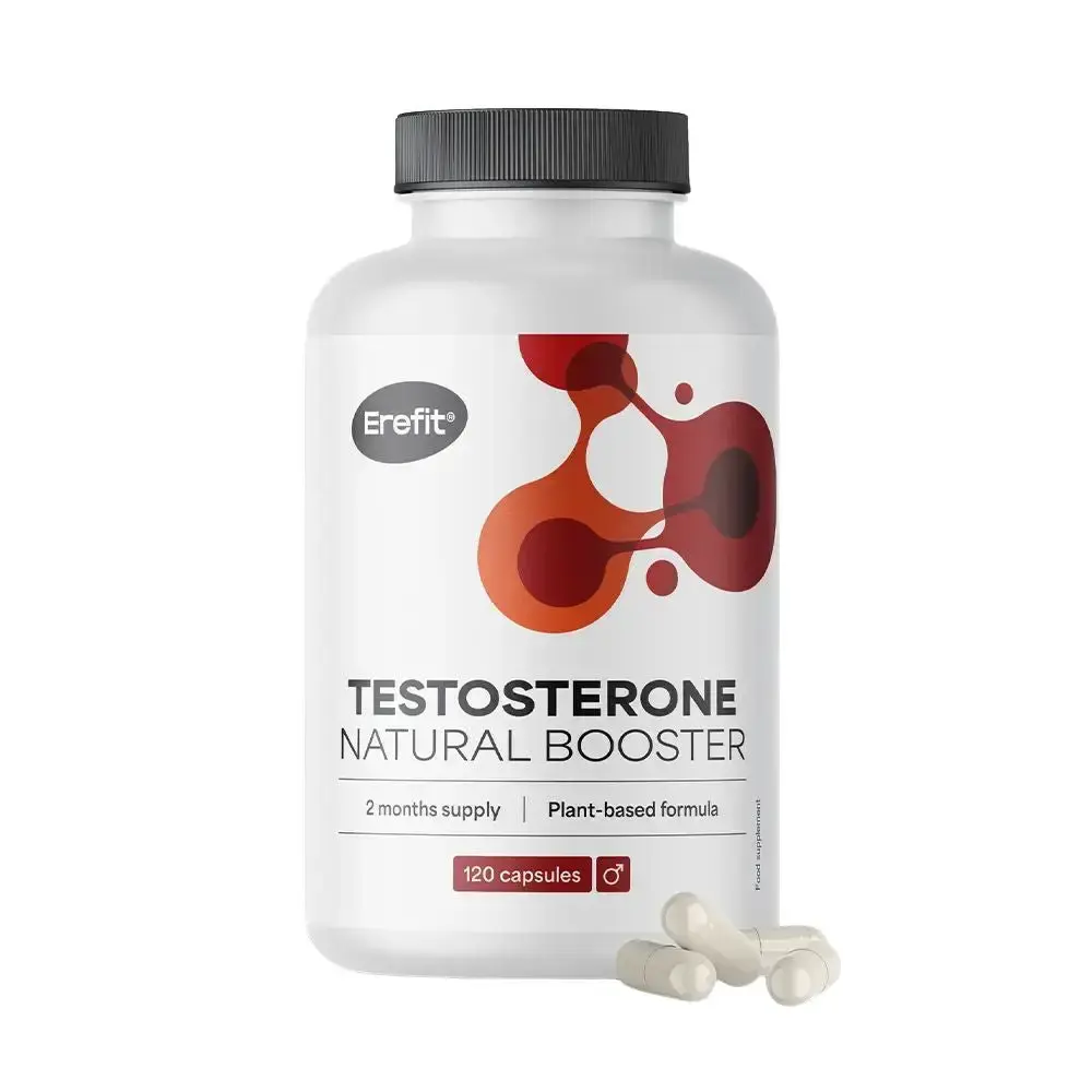 Erefit | Testostérone – Stimulant naturel – 120 capsules
