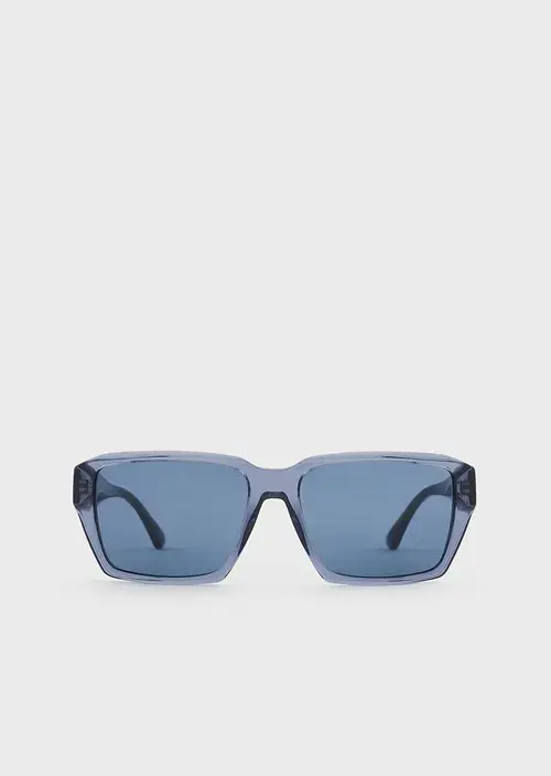 EMPORIO ARMANI , Lunettes de soleil rectangulaires pour homme