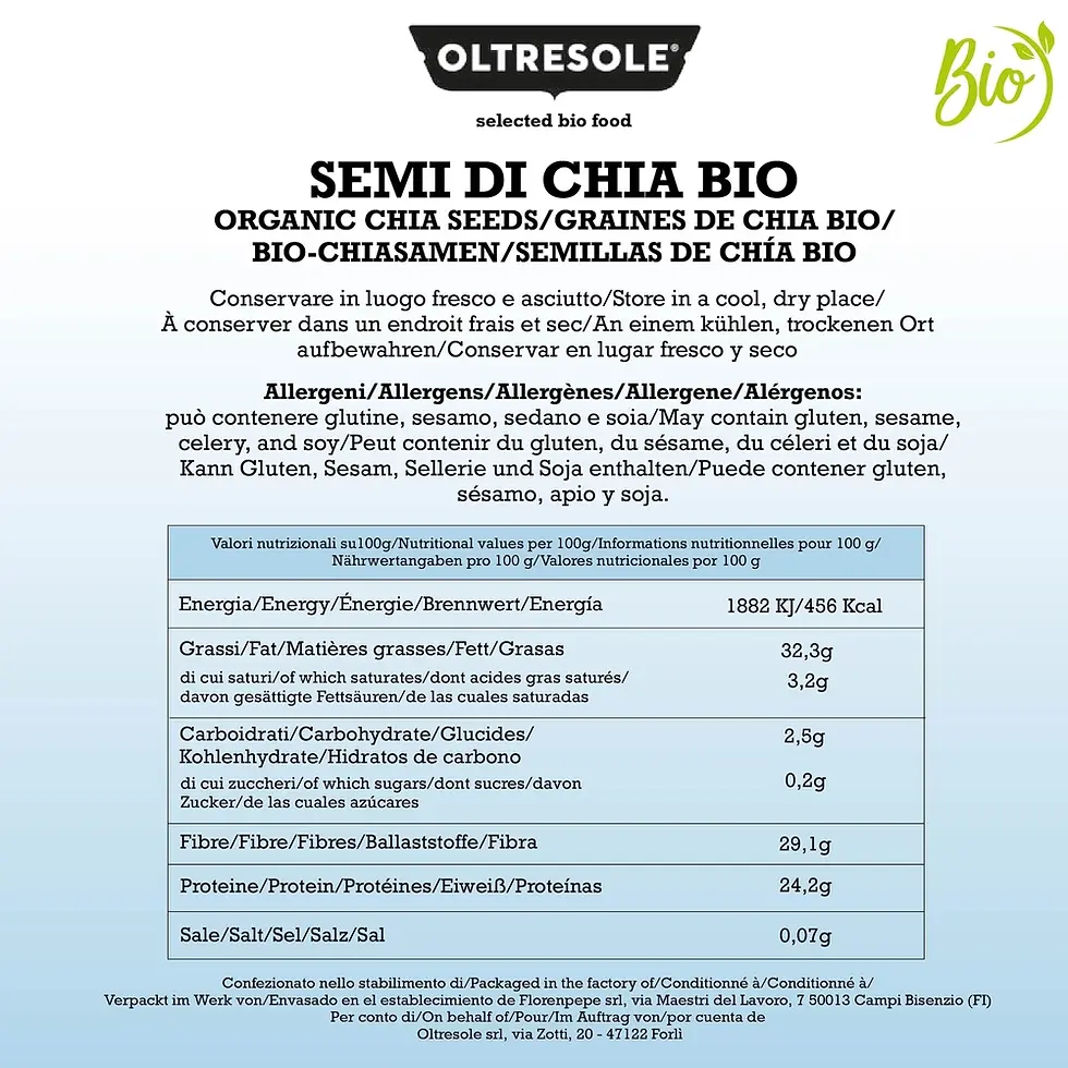 Thumbnail: Graines de chia biologiques 3 kg