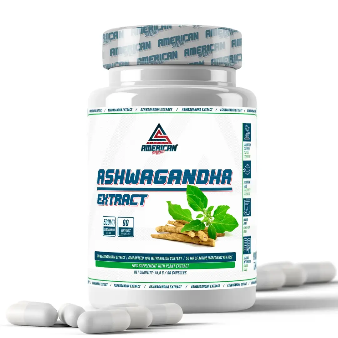 Extrait d'ashwagandha de qualité supérieure 500 mg - Réducteur de stress.