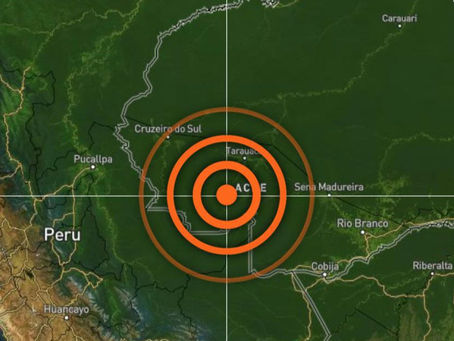 Forte terremoto no Acre