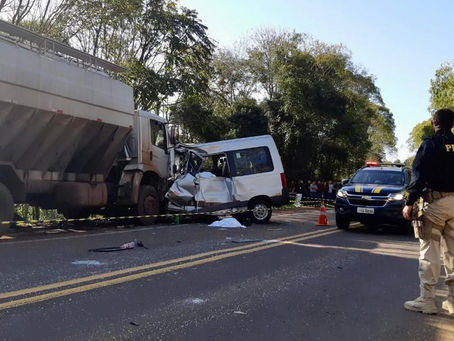 Identificadas as vítimas do acidente com a VAN de Constantina na BR 386