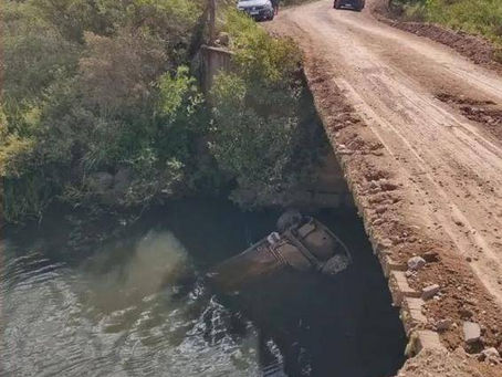 Motorista morre após cair em barragem em São Francisco de Paula